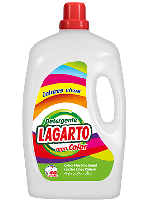 Detergente Lagarto Ropa Color 40 lavados