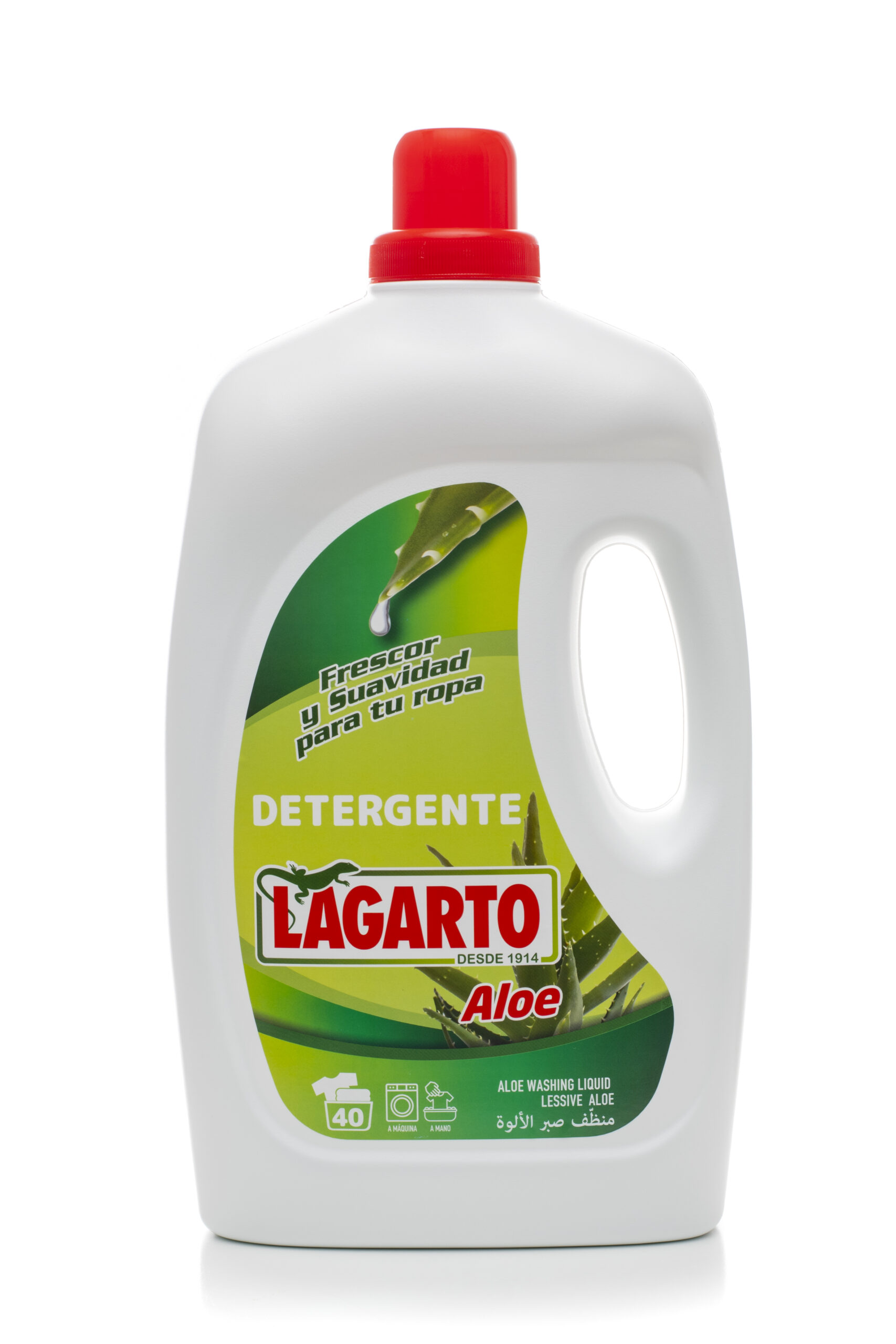 Detergente Lagarto Aloe 40 lavados