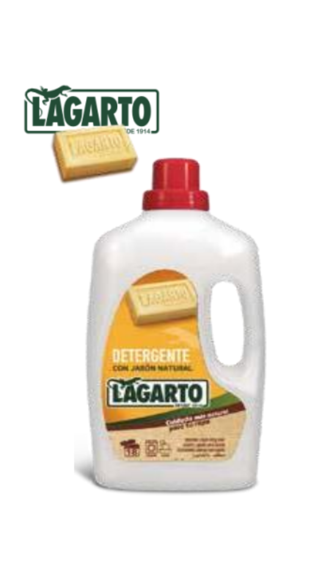 Detergente Lagarto al Jabón 18 lavados