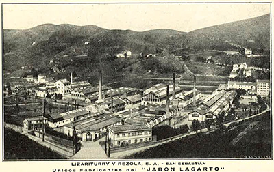 1914---LAGARTO---Fabrica-de-San-Sebastian_byn