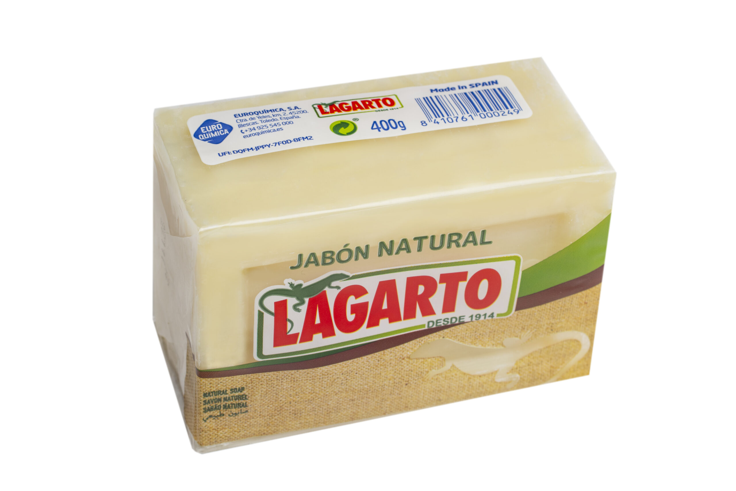 Jabón Lagarto Natural 400gr