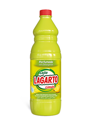 Lejia con detergente Lagarto pino botella de 1,5 l 0160501