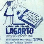 1962 - LAGARTO - Jabón atomizado - Anuncio Detergente Máquina Espuma Controlada
