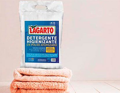 Lagarto pone a la venta su detergente profesional para uso doméstico