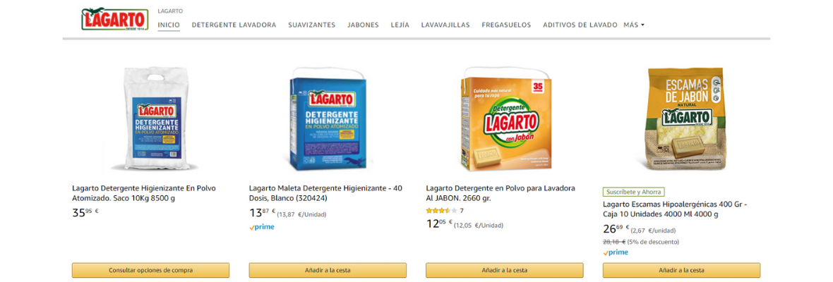 ¿Dónde comprar productos Lagarto? ¡EN NUESTRA SHOP DE AMAZON!